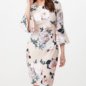 Calvin Klein floral dress, size 4